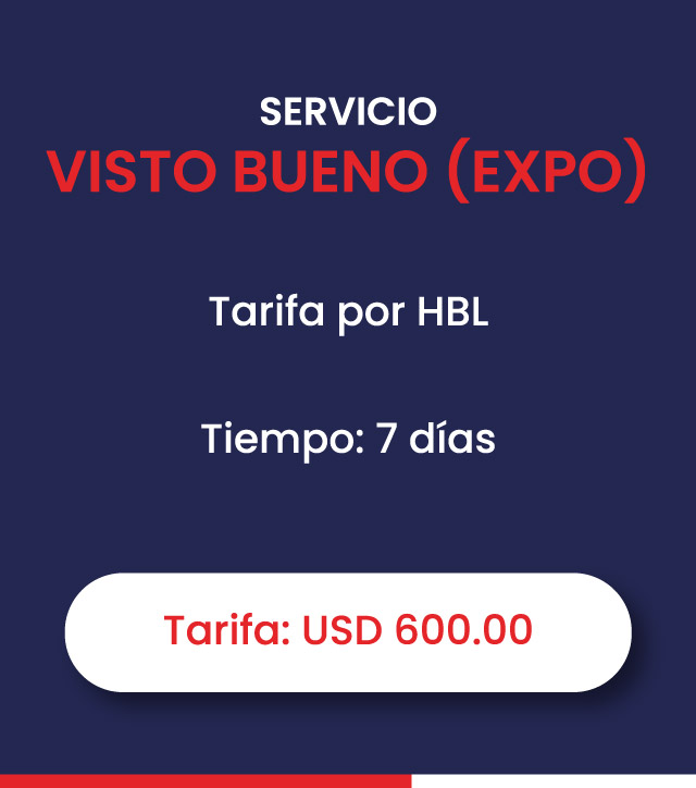 VISTO BUENO EXPO