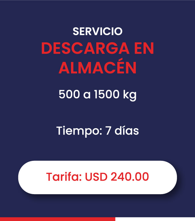 DESCARGA EN ALMACEN