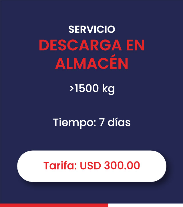 DESCARGA EN ALMACEN