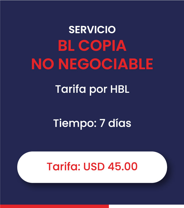 BL COPIA NO NEGOCIABLE