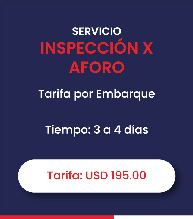 INSPECCION POR AFORO